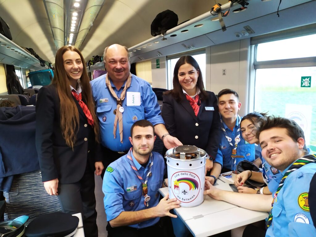 Con il personale Trenitalia sulla tratta Roma-Salerno 2023