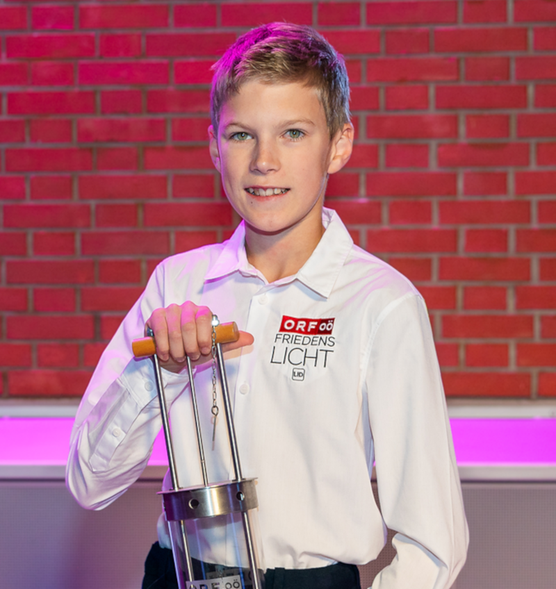 Florian, Peacelight child 2025. Foto: ORF